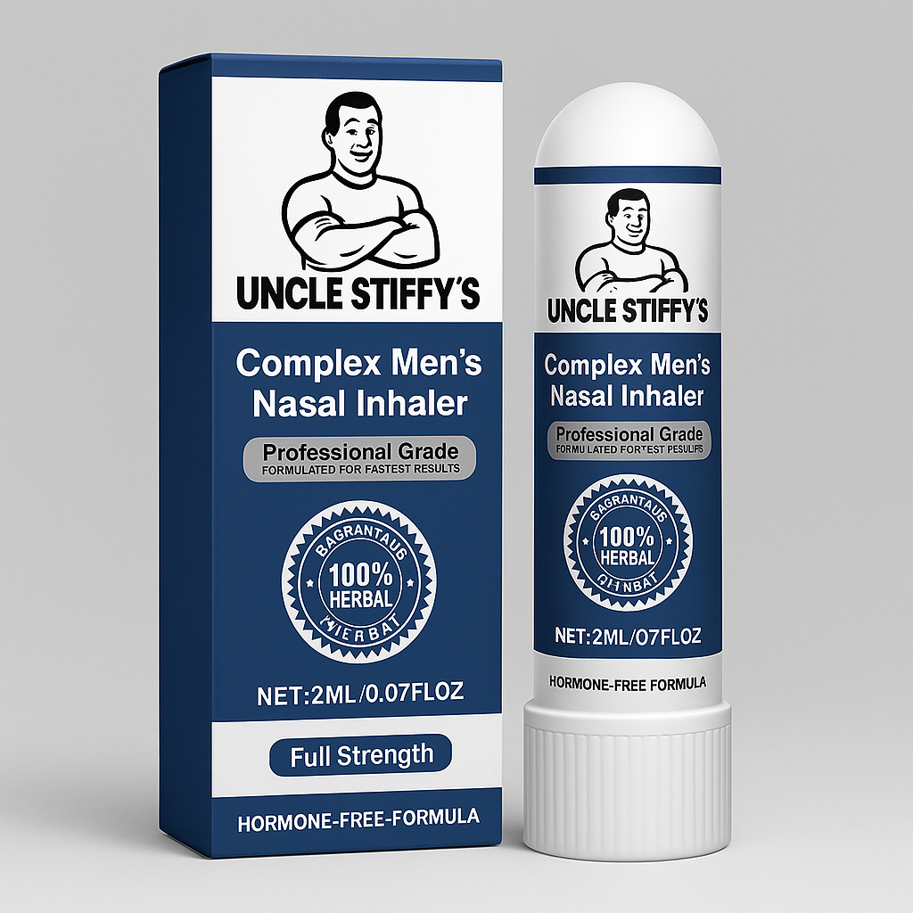 Uncle Stiffy's™ Nasal Inhaler | Firm Erections in 5 Minutes – No Pills!