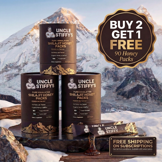 Shilajit Honey Packs – Men’s Performance Support